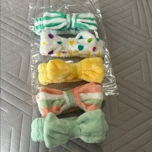 $3 💕5/$15 Colorful Bow Headbands Set of 5 , NEW get all 5 when bundled 💕5/$15